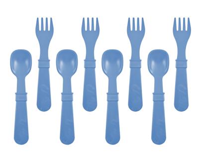 Fork and Spoon Set - Denim