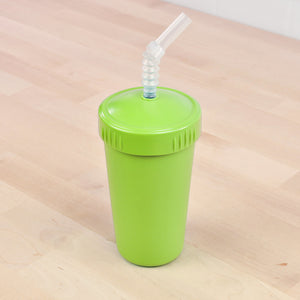 Re-Play Straw Cup with Reusable Straw - Green