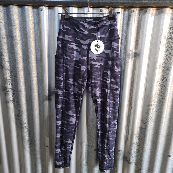 DT Fashion Leggings - Blue Camo