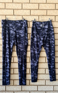 DT Fashion Leggings - Blue Camo