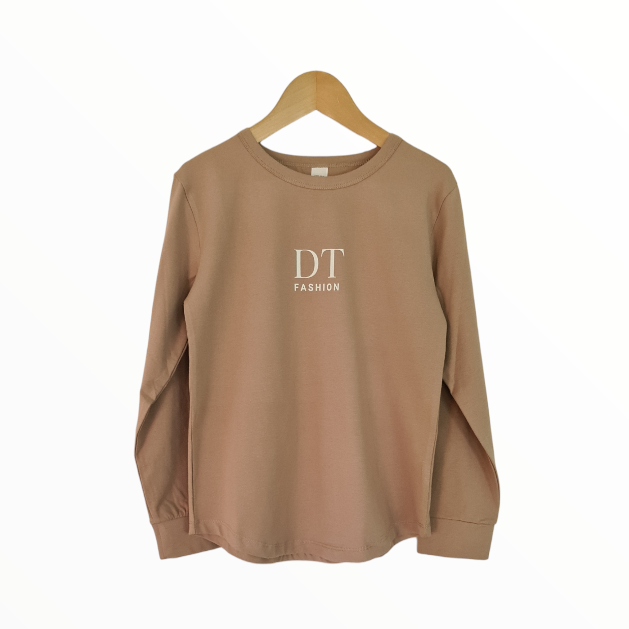 DT Fashion Long Sleeve Top - Clay